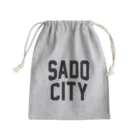 JIMOTOE Wear Local Japanの佐渡市 SADO CITY Mini Drawstring Bag