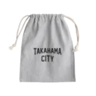 JIMOTOE Wear Local Japanの高浜市 TAKAHAMA CITY Mini Drawstring Bag