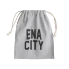 JIMOTOE Wear Local Japanの恵那市 ENA CITY Mini Drawstring Bag