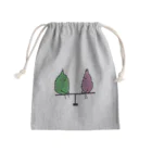 ＋Whimsyのシーソーシソ Mini Drawstring Bag