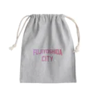 JIMOTOE Wear Local Japanの富士吉田市 FUJI YOSHIDA CITY Mini Drawstring Bag