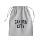 JIMOTOE Wear Local Japanのさくら市 SAKURA CITY Mini Drawstring Bag