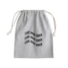 L&RのL&R  LIVE and ROCK Mini Drawstring Bag