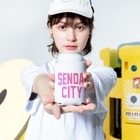 JIMOTO Wear Local Japanの仙台市 SENDAI CITY Koozie:size
