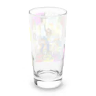 AkironBoy's_ShopのHOLIPAY WITH BEER WITH CATS ON FATHER‘S DAY.（父の日に猫達と一緒にビールで休日。） Long Sized Water Glass :back