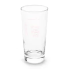 charlolのwalk around 動物　赤 Long Sized Water Glass :back