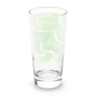 luontoiroのウェーブ　緑 Long Sized Water Glass :back