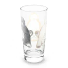 春風工房の世界が逆さま！？何見えた？秋田犬トリオ Long Sized Water Glass :back