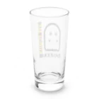 高堂玲/イラストの方の黄色い目のオバケ Long Sized Water Glass :back