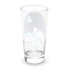 Kotetsu diary(SUZURI店)のフラットコーテッドレトリバー×クール Long Sized Water Glass :back