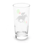 うまがすきの走る馬 Long Sized Water Glass :back