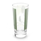 ヘーゼル色のどんぐりまなこの猫は屋内で飼うべきシリーズ Long Sized Water Glass :back