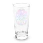 💖宇宙整体♪🌈♪こころからだチャンネル♪💖の母性回帰曼荼羅　彩りの花園へsee-through version Long Sized Water Glass :back