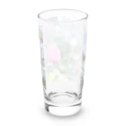 虚空の蔵雑貨店のピンクのバラ Long Sized Water Glass :back