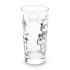 にゃはは♪屋のグルったやつら／ロンググラス・ステッカー Long Sized Water Glass :back