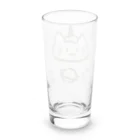 ゆにねこ惑星の🪐ゆにねこ🪐茶線 Long Sized Water Glass :back