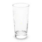 ビールとアート TM-3 Designの名画 × BEER：正面白ロゴ入（浮世絵男女）黒線画 Long Sized Water Glass :back