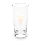 osakana's SHOPのぷんぷんハリネズミのシュガースプレーアイス🍨 Long Sized Water Glass :back