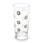 neboworksのあさがお（いっぱい・緑） Long Sized Water Glass :back