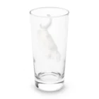 城の3月17日の落ちてる猫です Long Sized Water Glass :back