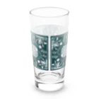 くいなの母のぬまがえるのぬま(レトロタイル風大) Long Sized Water Glass :back