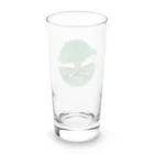 Kinkadesign うみのいきものカワイイShopのホホジロザメ_Cafeステッカーデザイン Long Sized Water Glass :back