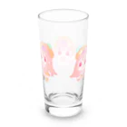 笹川やよい🐼Skeb依頼くださいの3連ぱんだちゃん Long Sized Water Glass :back