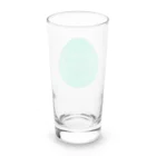 レイにーのうきわシンプル白猫 Long Sized Water Glass :back