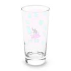 greetenの競技かるた　ピンク Long Sized Water Glass :back