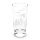 keeeeeep smilingのチョキを習得した猫 Long Sized Water Glass :back