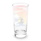 タムキャスのソーラン浜辺 Long Sized Water Glass :back