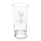 猫のはまちししゃもしらす osakana-sentai-POISSONの抱っこされて不服そうな猫のししゃも Long Sized Water Glass :back