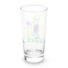 あおニャーマンの猫の少年 Long Sized Water Glass :back