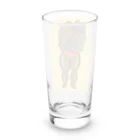 りのりのザウルスのネコマッチョみんなのあこがれ(背景あり) Long Sized Water Glass :back