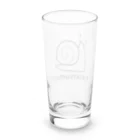 MrKShirtsのKatatsumuri (カタツムリ) 黒デザイン Long Sized Water Glass :back