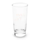 ミラくまのI LOVE Tribe　文字色 Long Sized Water Glass :back