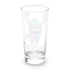 ゆちゃち家のにげろ〜さめ様だぞぉ Long Sized Water Glass :back