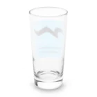 HAPPY and LUCKYの四分休符どり Long Sized Water Glass :back