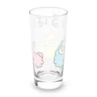 ゆきねこのに店のあるぱか Long Sized Water Glass :back