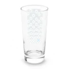 bonnylochの七宝繋ぎWhite_@LightBlue Long Sized Water Glass :back