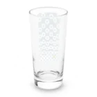 bonnylochの七宝繋ぎWhite_@LightGreen Long Sized Water Glass :back