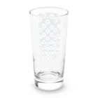 bonnylochの七宝繋ぎWhite_@Orange Long Sized Water Glass :back