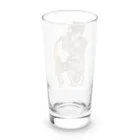 世界の絵画アートグッズのエゴン・シーレ《シーレの妻と小さな甥っ子》 Long Sized Water Glass :back