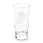 🥖こげぱん🐾のこげぱんカバ　寝起き Long Sized Water Glass :back