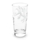 栗坊屋のリーフィーシードラゴン　白黒 Long Sized Water Glass :back