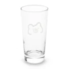 ふぁるふぁっれのお店の右下がりのクマ Long Sized Water Glass :back