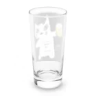 ギャラリーとお料理とお酒　はくせんのにゃんたろ様～ Long Sized Water Glass :back