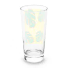 うさ／毎週水曜日★洗濯マンガ更新！のMonstera　Monkey　 Long Sized Water Glass :back