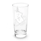 おもしろＴシャツ屋(:◎)≡のま、いっか。 Long Sized Water Glass :back