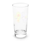 ソーメンズの花とちょうちょ Long Sized Water Glass :back